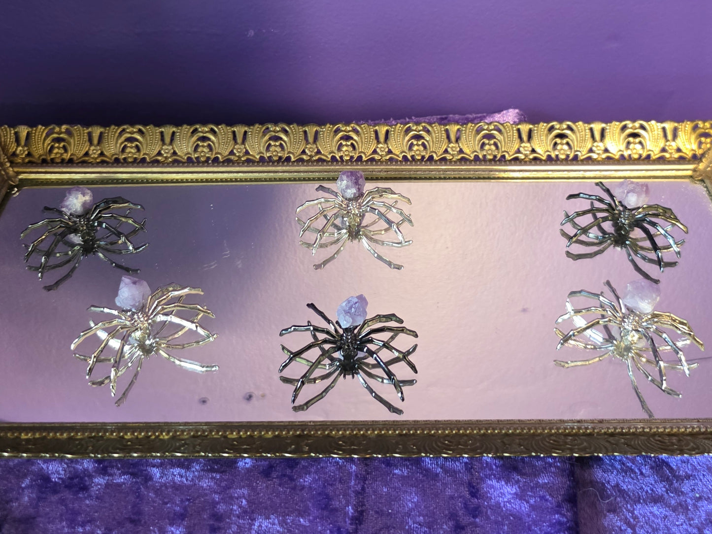 Amethyst Spiders