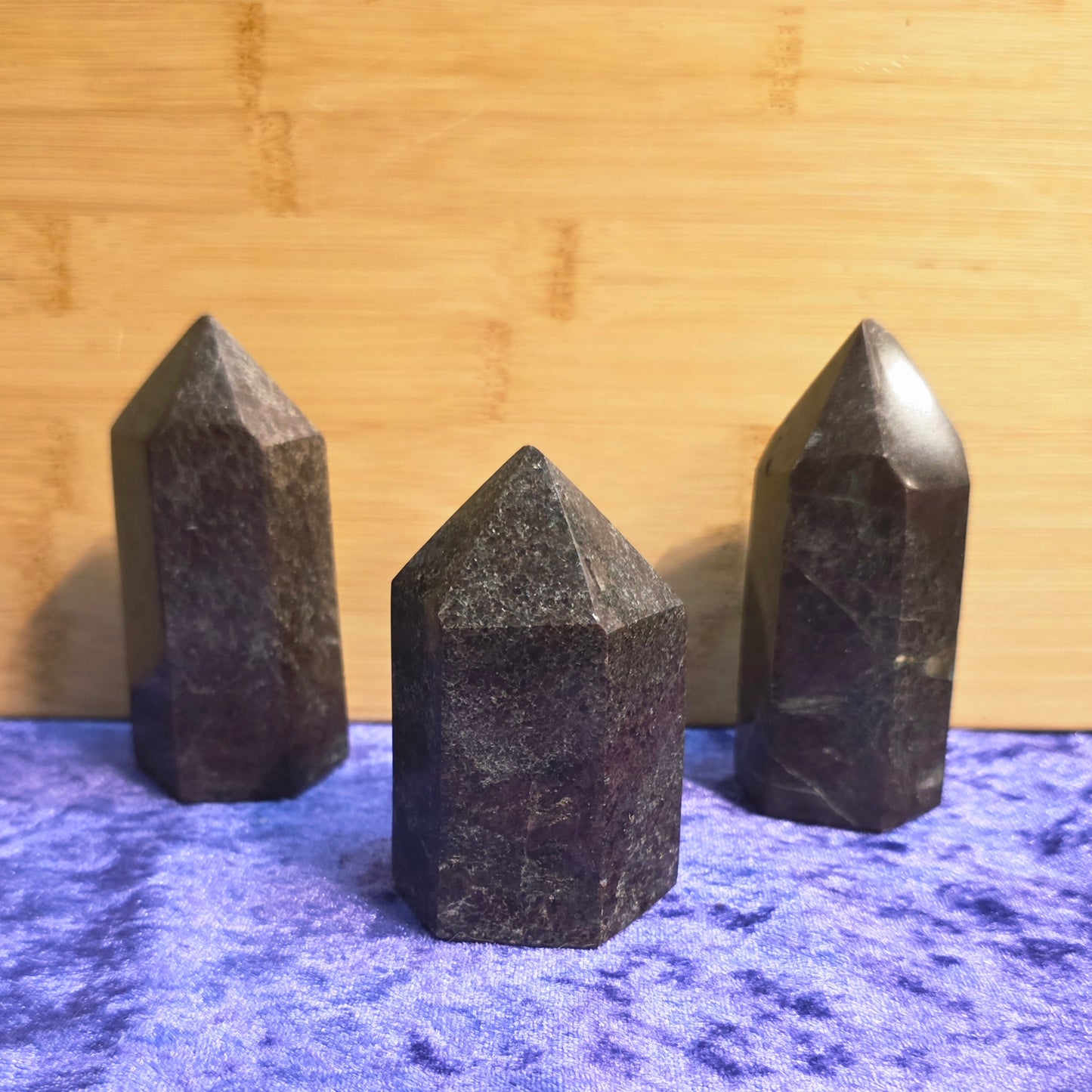 Garnet Crystal Tower - Protection, Grounding & Passion Energy (Root Chakra Stone)