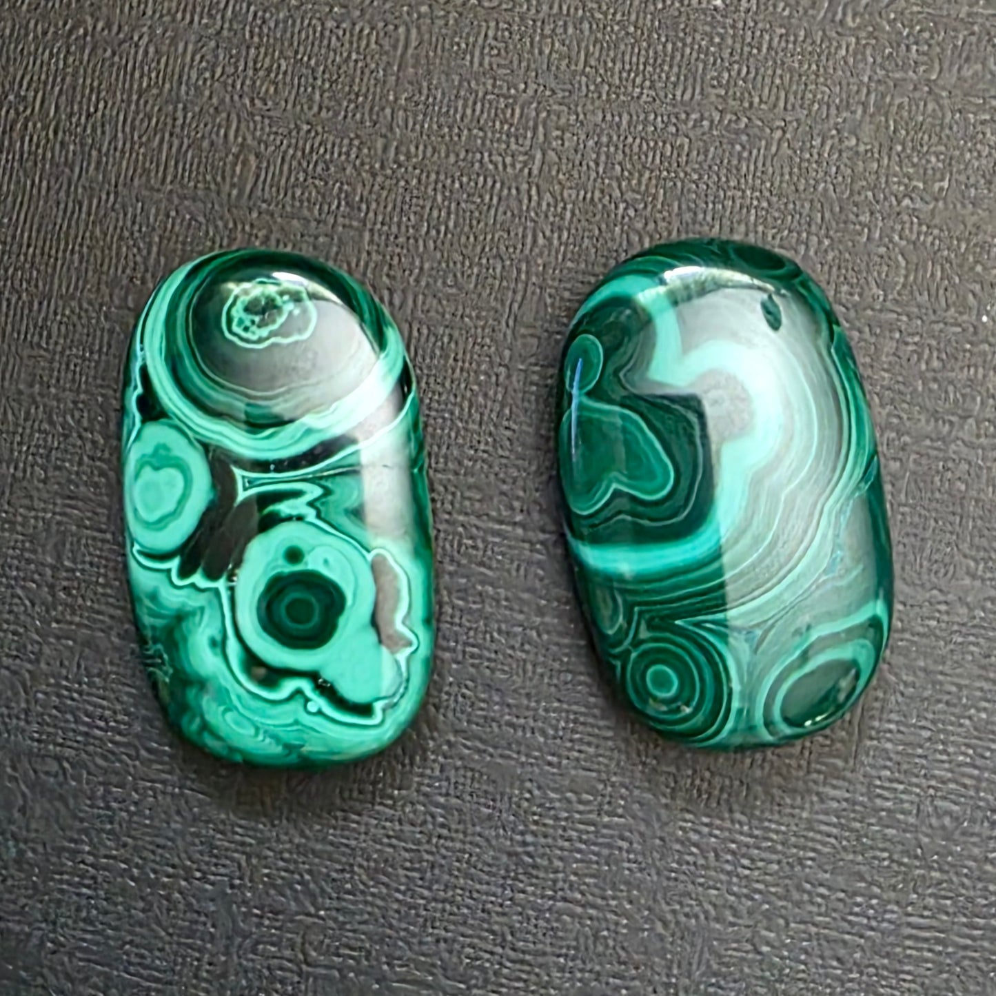 Malachite palm stones- Transformation, Protection & Growth