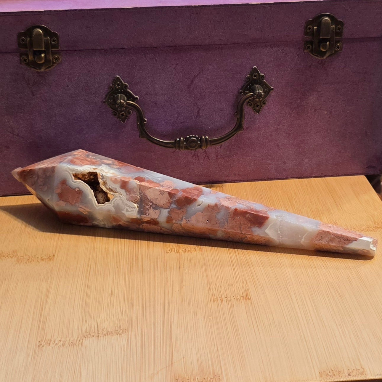 Pink Agate Wand