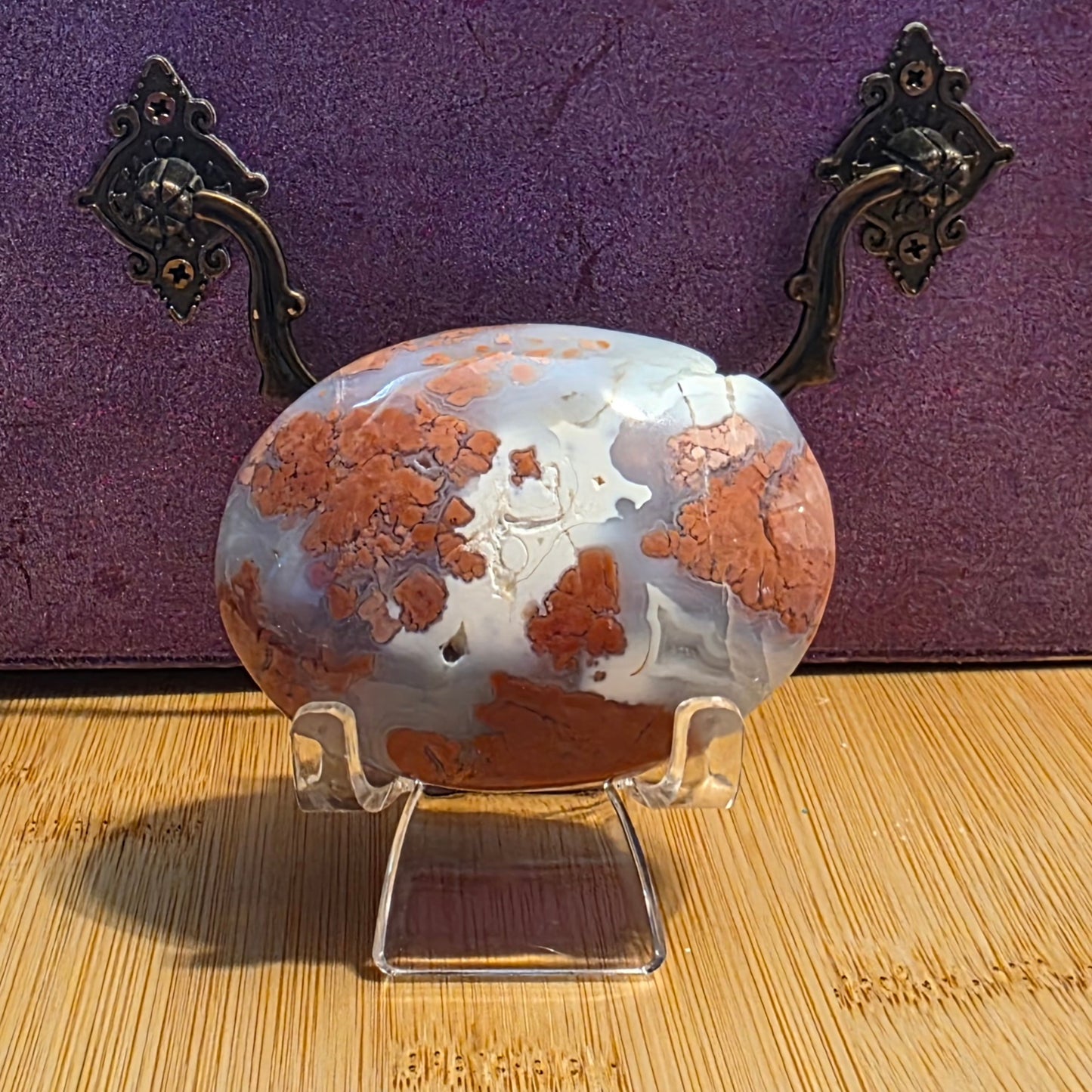 Pink Agate palmstone