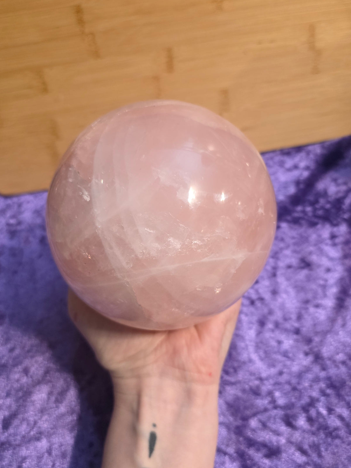 * XL Rose Quartz Sphere