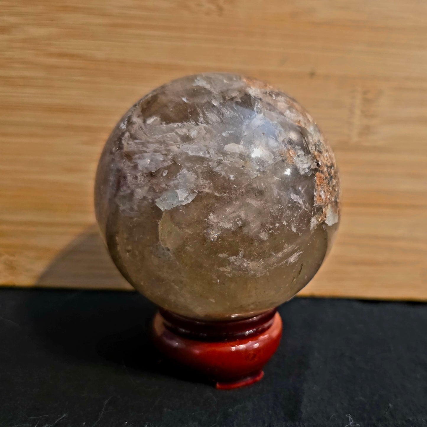 Phantom Smoky Quartz Sphere- Grounding & Shadow Work