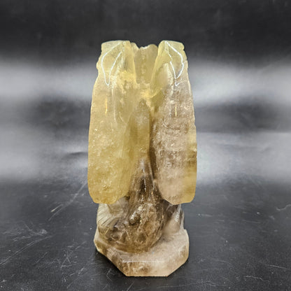 Smoky Citrine flying dragon– Abundance, Joy & Positive Energy