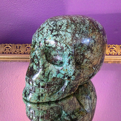 African Turquoise Skull– Growth, Change & New Beginnings