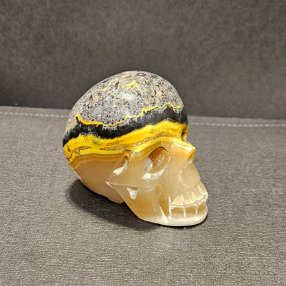 Bumblebee Jasper Skull – Courage, Confidence & Personal Power