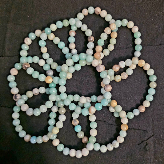 Amazonite Beaded Bracelet (8mm)
