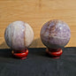 Lace Amethyst spheres- Calming Energy