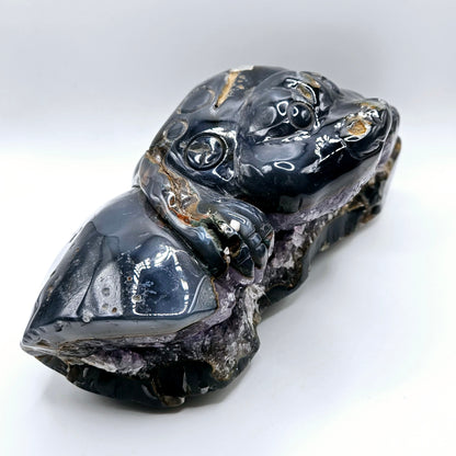 Amethyst Toad – Protection, Wisdom & Abundance