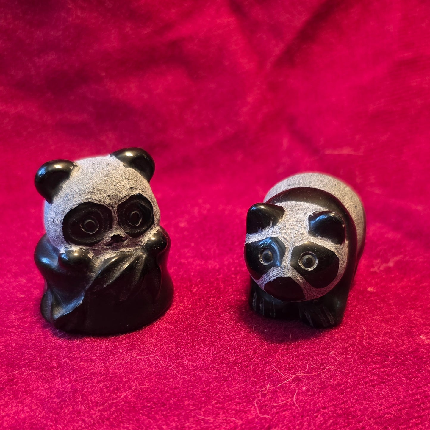 Black Obsidian pandas– Grounding, Protection & Inner Strength