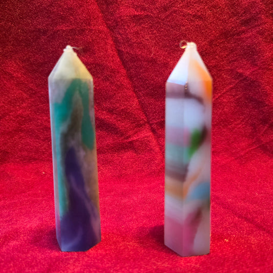 Cat’s Eye Crystal Towers- Focus, Protection, Intuition, Energy Direction