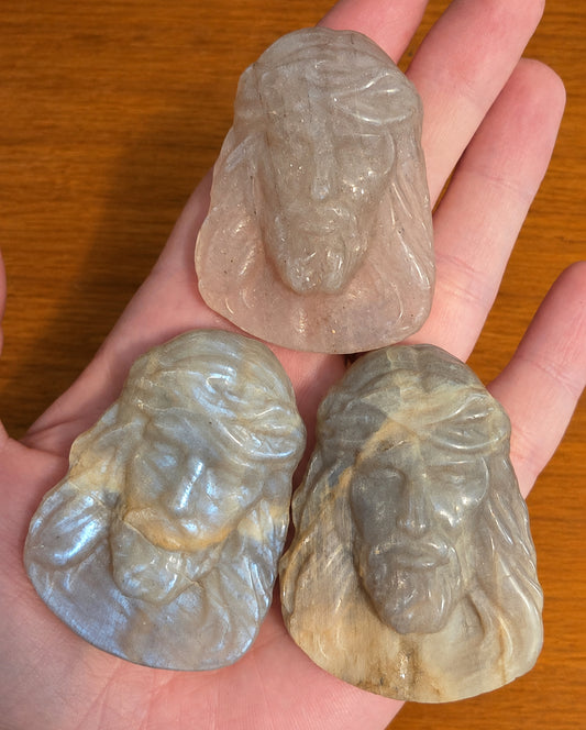 Moonstone Jesus head