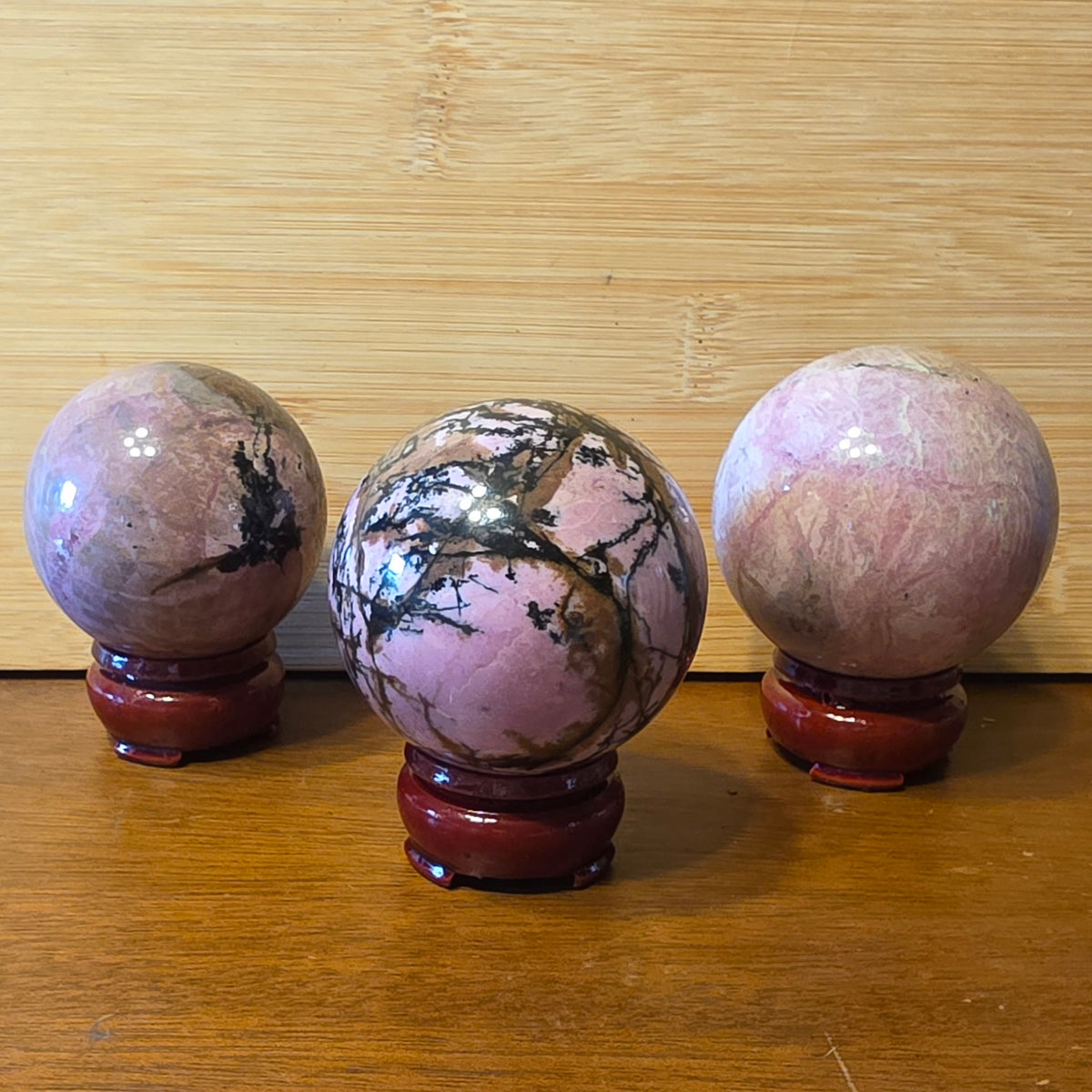 Rhodonite sphere