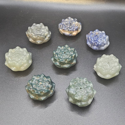 Lotus Crystal Incense Burner – Peace, Intention & Sacred Ritual