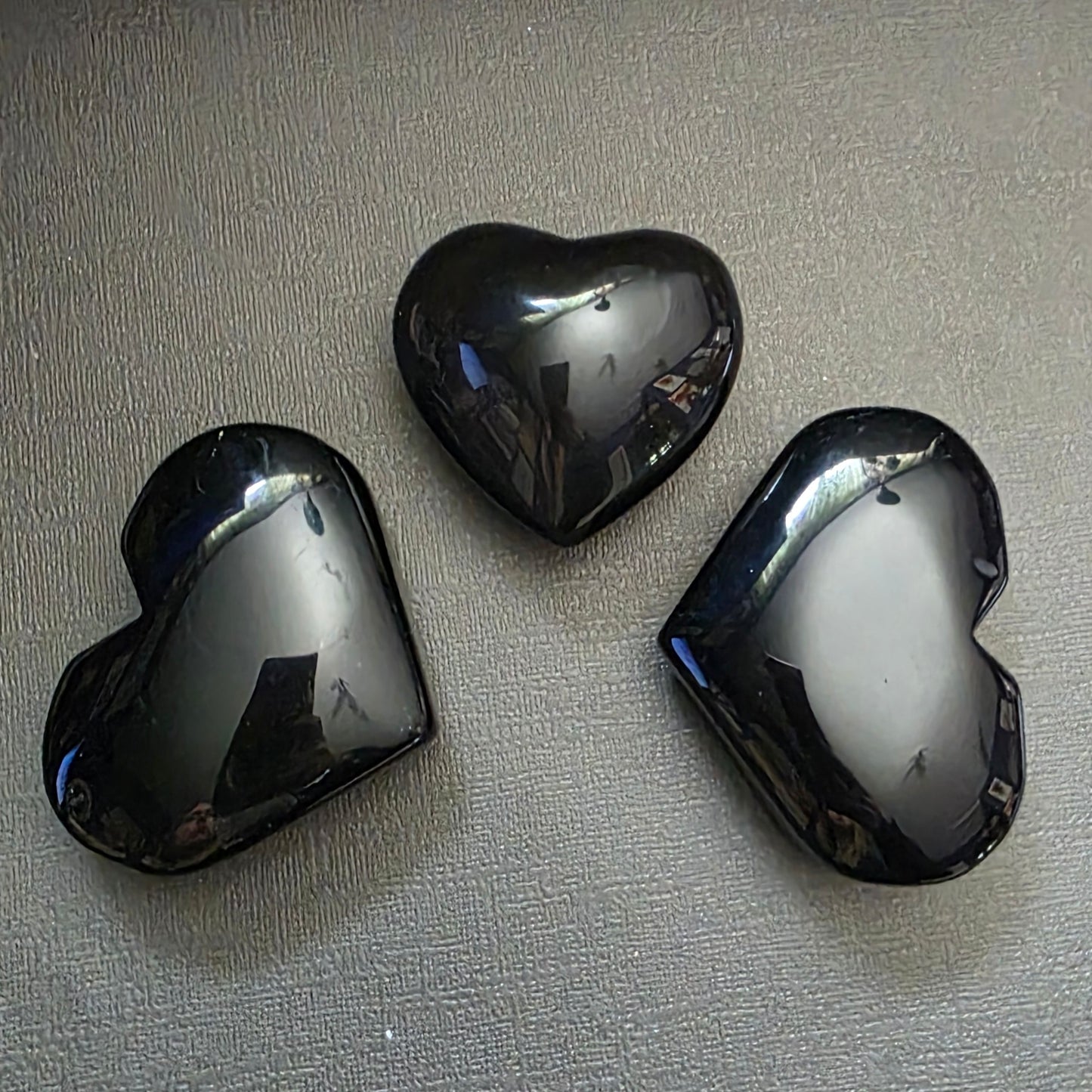 Black Obsidian hearts– Grounding, Protection & Inner Strength