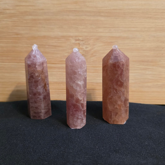 Strawberry Quartz Tower – Love & Joy Amplifier