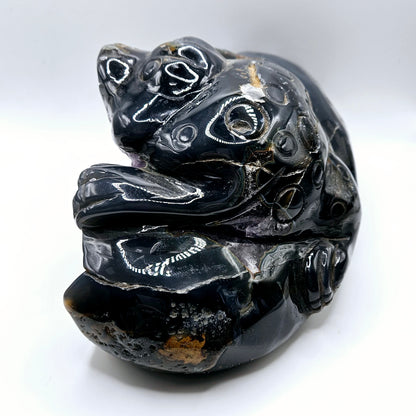 Amethyst Toad – Protection, Wisdom & Abundance