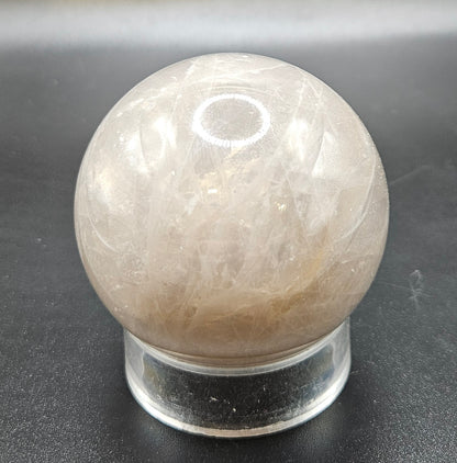 Blue Rose Quartz sphere- Emotional Healing & Calm Communication