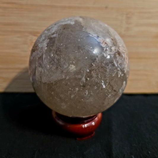 Phantom Smoky Quartz Sphere- Grounding & Shadow Work