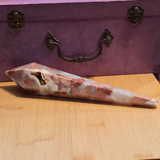 Pink Agate Wand