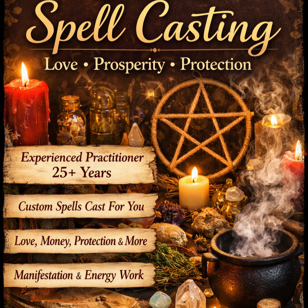 Custom Spell Casting Service- Love, Protection, Prosperity & Energy Work
