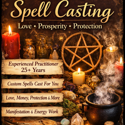 Custom Spell Casting Service- Love, Protection, Prosperity & Energy Work