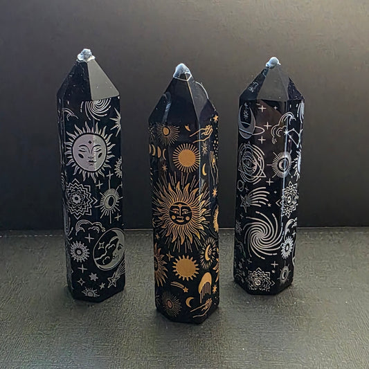 Black Obsidian Design towers