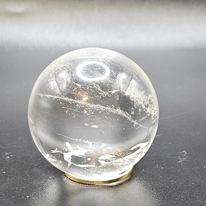 Clear Quartz sphere (small) – Clarity, Amplification & Universal Energy