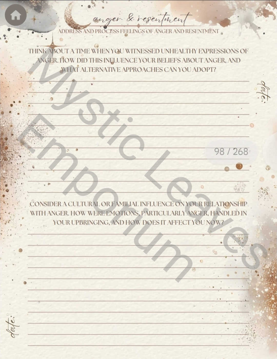 Shadow Work Journal – Guided Self-Reflection & Inner Healing (PDF Download)