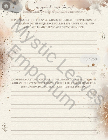 Shadow Work Journal – Guided Self-Reflection & Inner Healing (PDF Download)