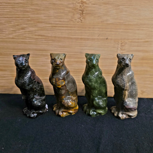 Panther Crystal Carving – Strength & Protection Totem