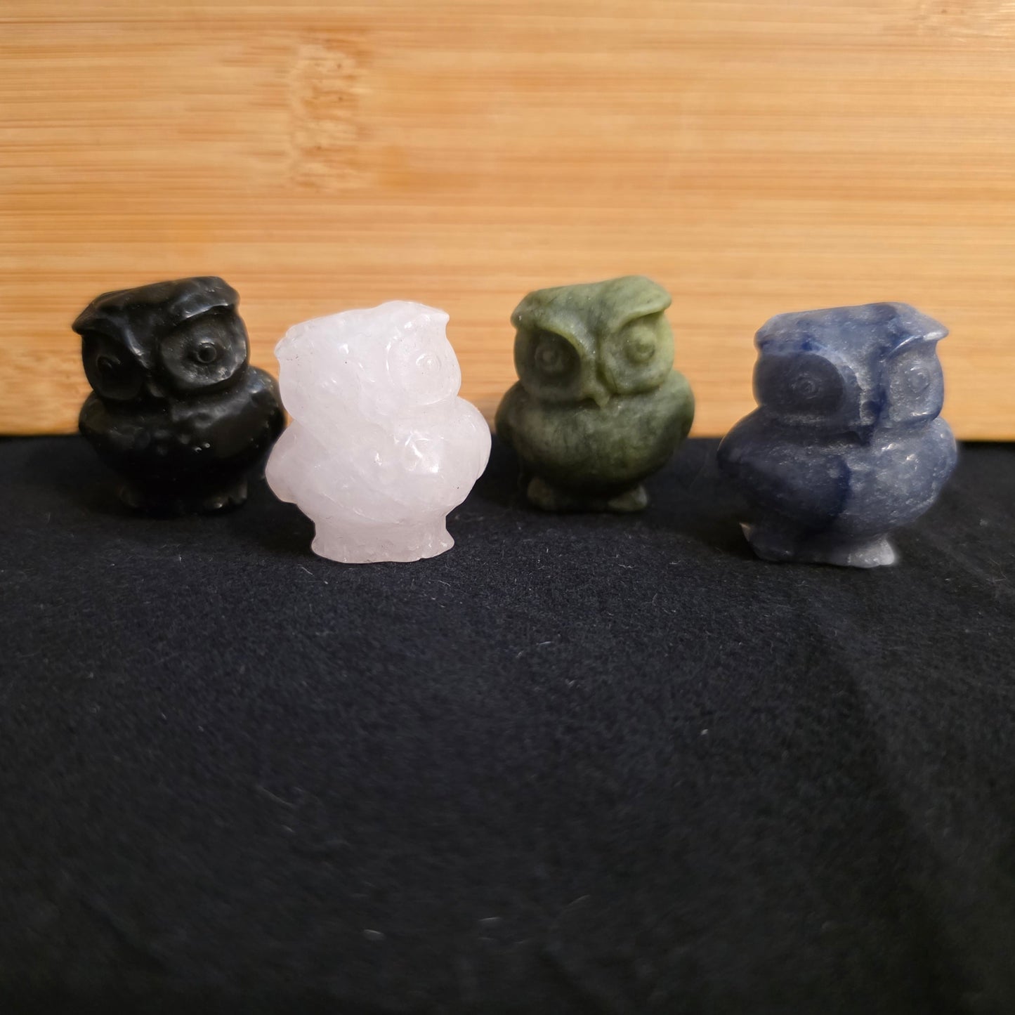 Mini Owl Crystal Carving