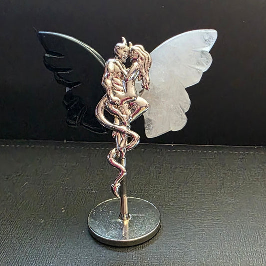 Obsidian Devil & Quartz Angel couple