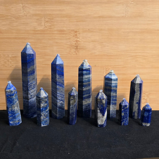 Lapis Lazuli Tower – Royal Blue Wisdom Stone