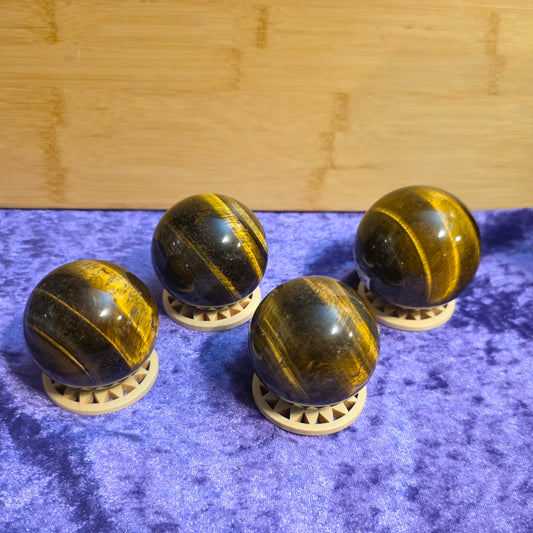 Tiger's Eye Spheres
