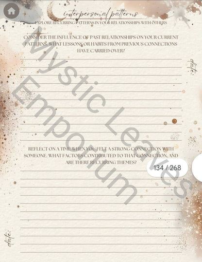 Shadow Work Journal – Guided Self-Reflection & Inner Healing (PDF Download)