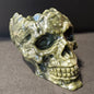 Green Jade Skull planter – Luck, Harmony & Prosperity