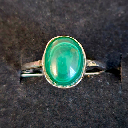Malachite rings- Transformation, Protection & Growth