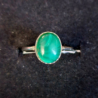 Malachite rings- Transformation, Protection & Growth