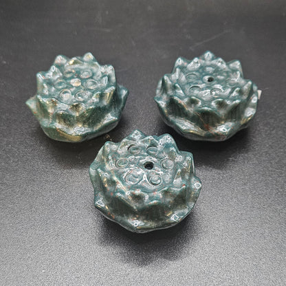 Lotus Crystal Incense Burner – Peace, Intention & Sacred Ritual