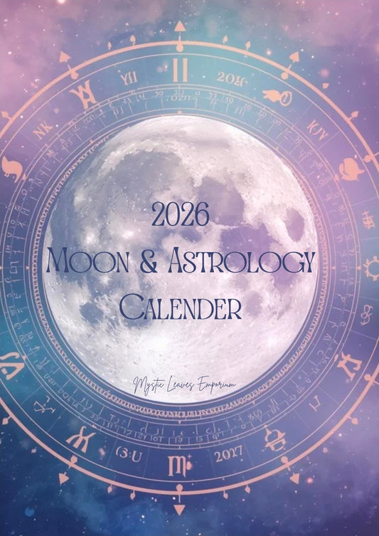 2026 Moon & Astrology Calendar (Digital PDF Download)
