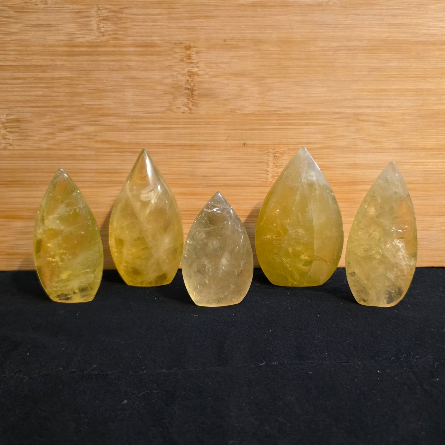 Golden Citrine Freeforms- Abundance, Confidence, Solar Energy