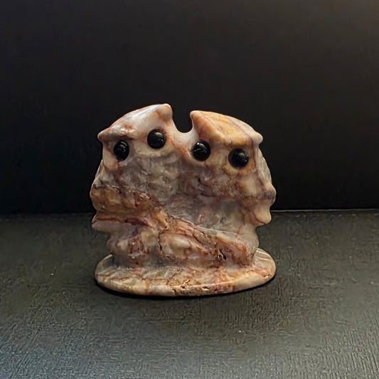 Red Vein Jasper owls