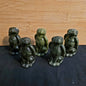 Green Jade Angel Dog Carvings- Loyalty, Love, Protection, and Gentle Guidance