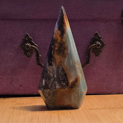 Caribbean Calcite freeform- Calm, Balance & Peaceful Energy