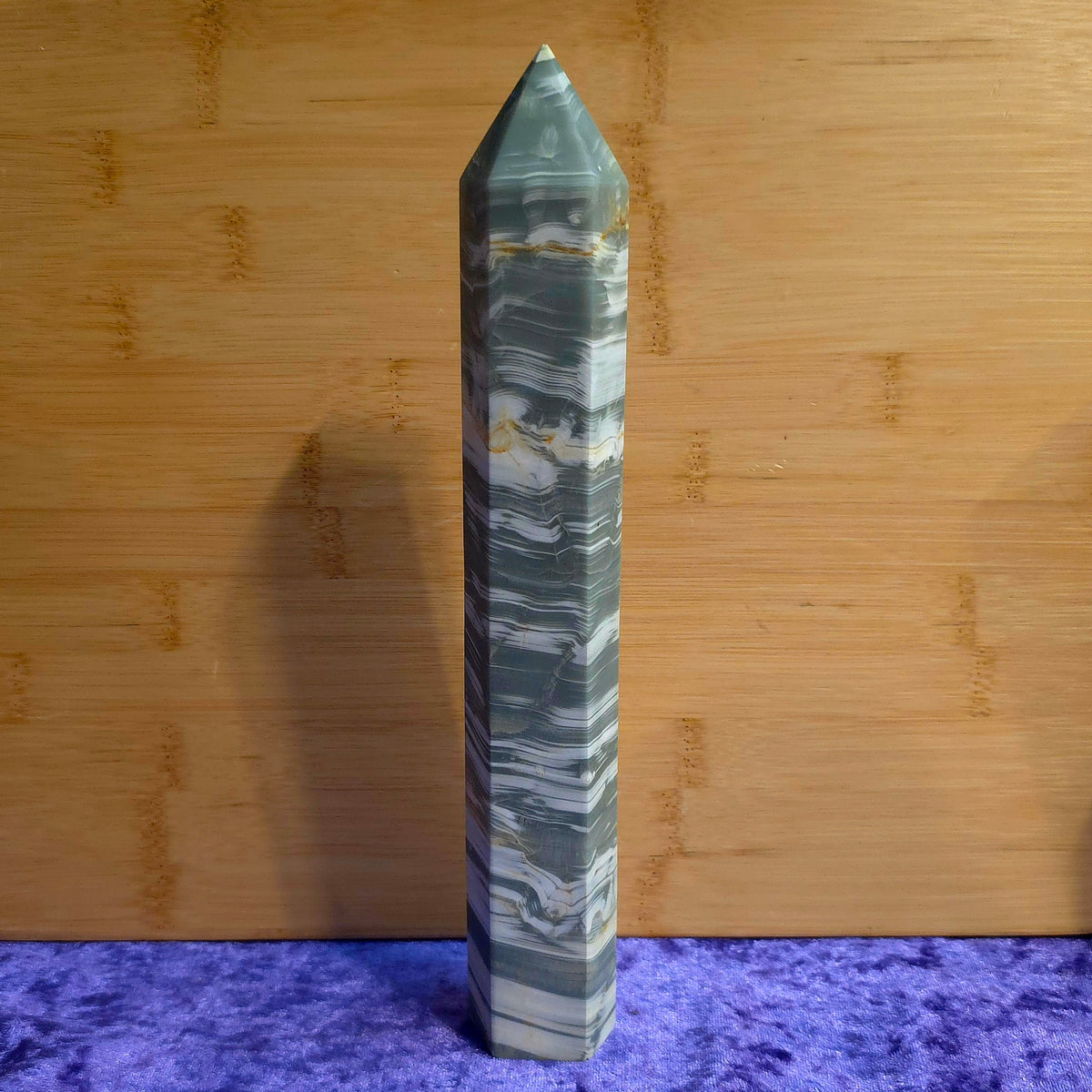 *Blue Vein Agate Tower