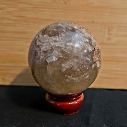 Phantom Smoky Quartz Sphere- Grounding & Shadow Work
