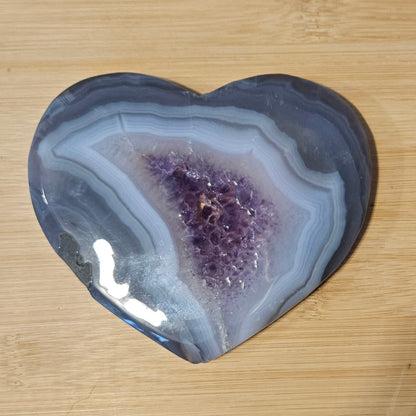 Druzy Amethyst Heart – Love, Calm & Spiritual Protection