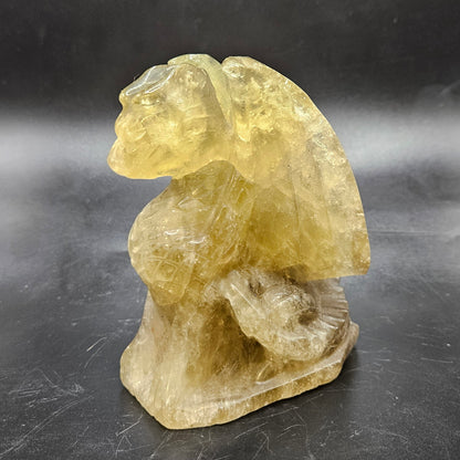 Smoky Citrine flying dragon– Abundance, Joy & Positive Energy