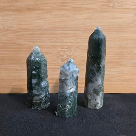 Moss Agate towers